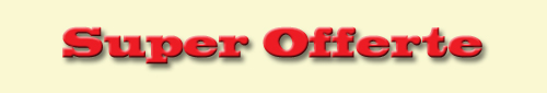 Promozioni e offerte in corso